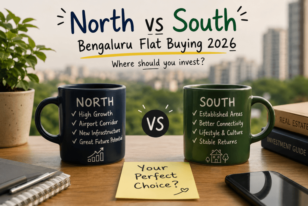 North vs South Bengaluru Flat Buying 2026: The Ultimate Investor and Homebuyer Guide