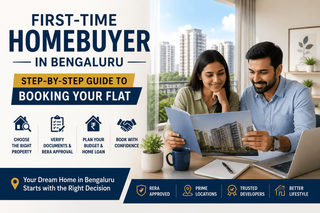 First-Time Homebuyer in Bengaluru 2026: A Step-by-Step Guide to Booking Your Flat