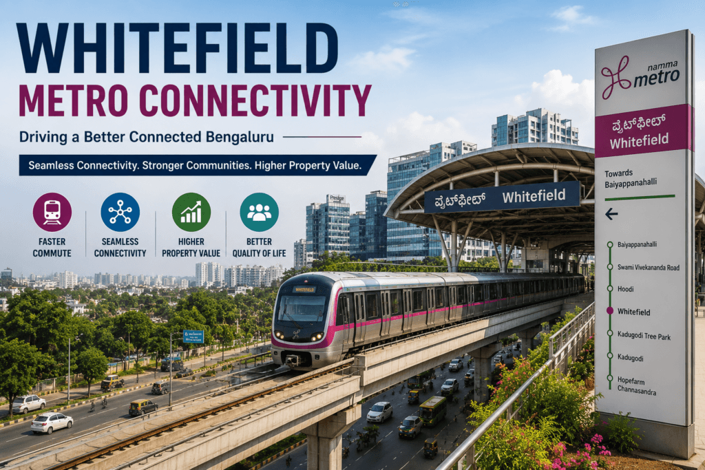 Whitefield Metro Station improving connectivity in Bengaluru