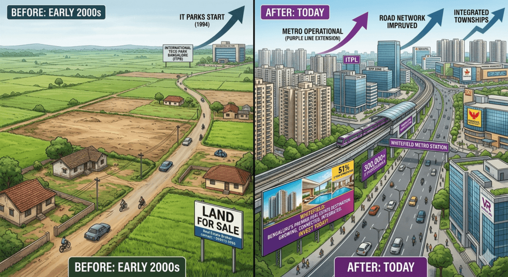 Real estate growth and investment opportunities in Whitefield